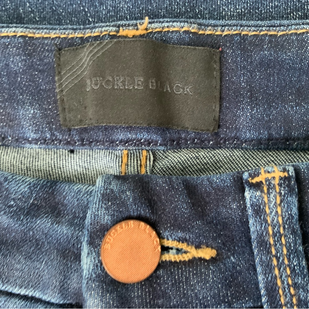 BUCKLE BLACK Jeans Fit No. 53 High Rise Flare Fit 53 Blue Size 27x34 - Picture 6 of 11